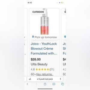 YouthLock Blowout Crème Formulated with Collagen